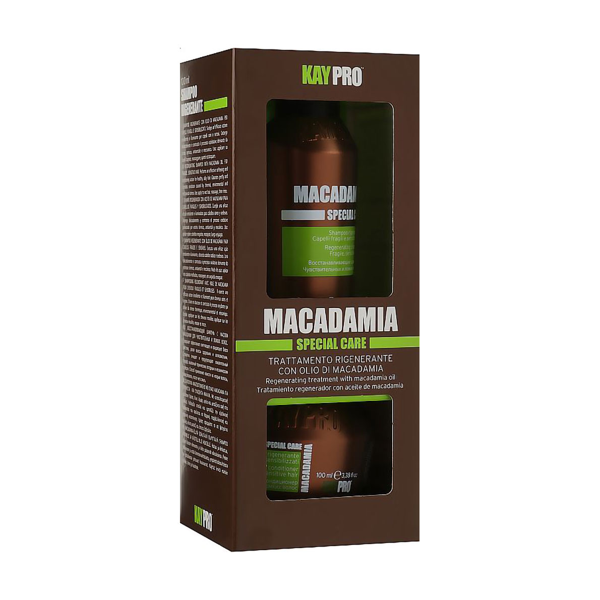 Набір для волосся KayPro Special Care Macadamia (шампунь, 100 мл + кондиціонер, 100 мл)